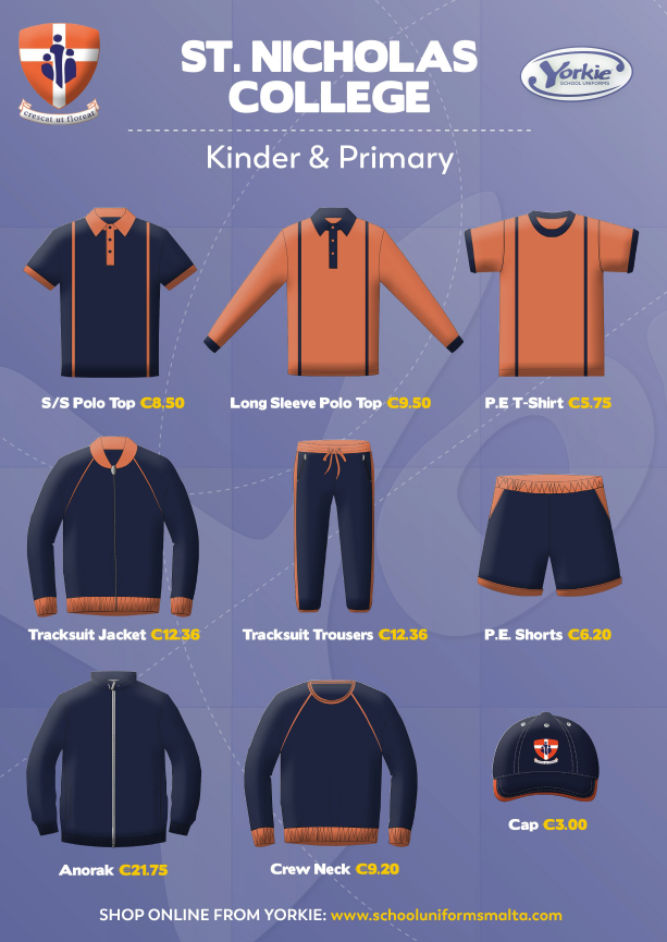 Yorkie Yorkie St Nicholas College Kinder & Primary Uniforms