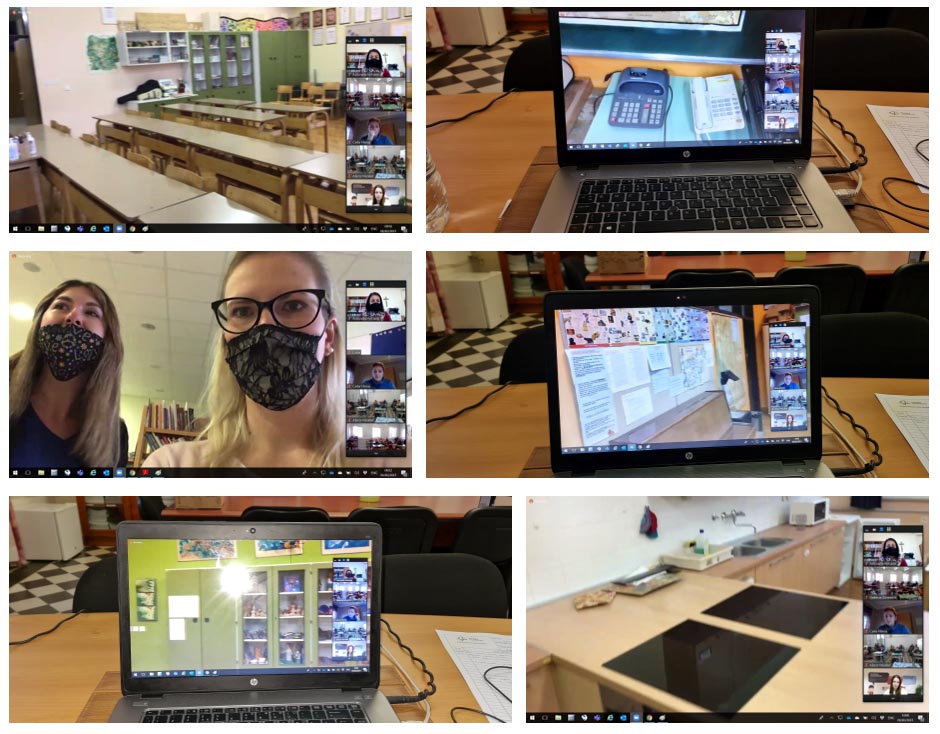 2021 January Virtual Mobility in Slovenia Tour of the School